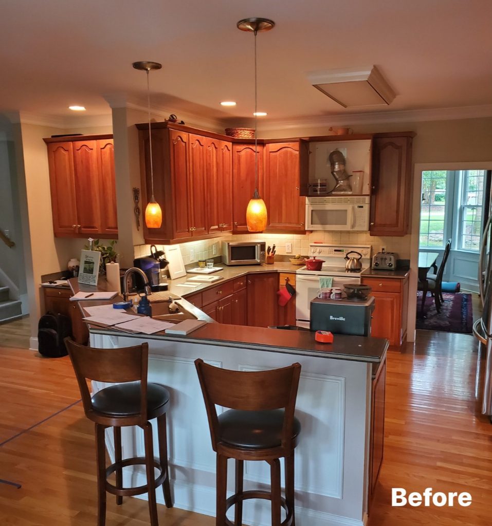 Before picture of kitchen